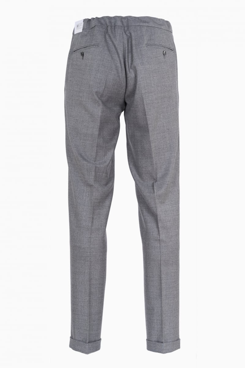 LUIGI BIANCHI MEN'S PANTS LORO PIANA WOOL MATERIAL