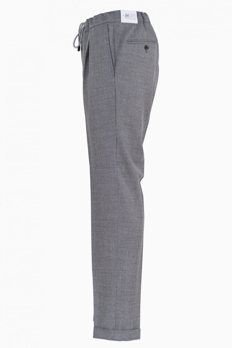 LUIGI BIANCHI MEN'S PANTS LORO PIANA WOOL MATERIAL