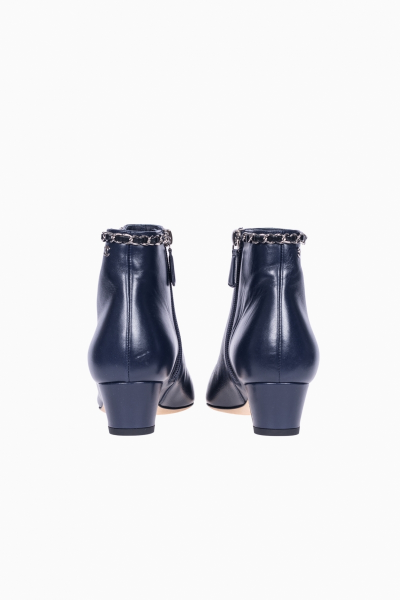 CHANEL TRIM WOMEN'S BOOTS