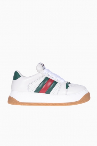 GUCCI SCREENER MEN'S SNEAKERS WITH WEB