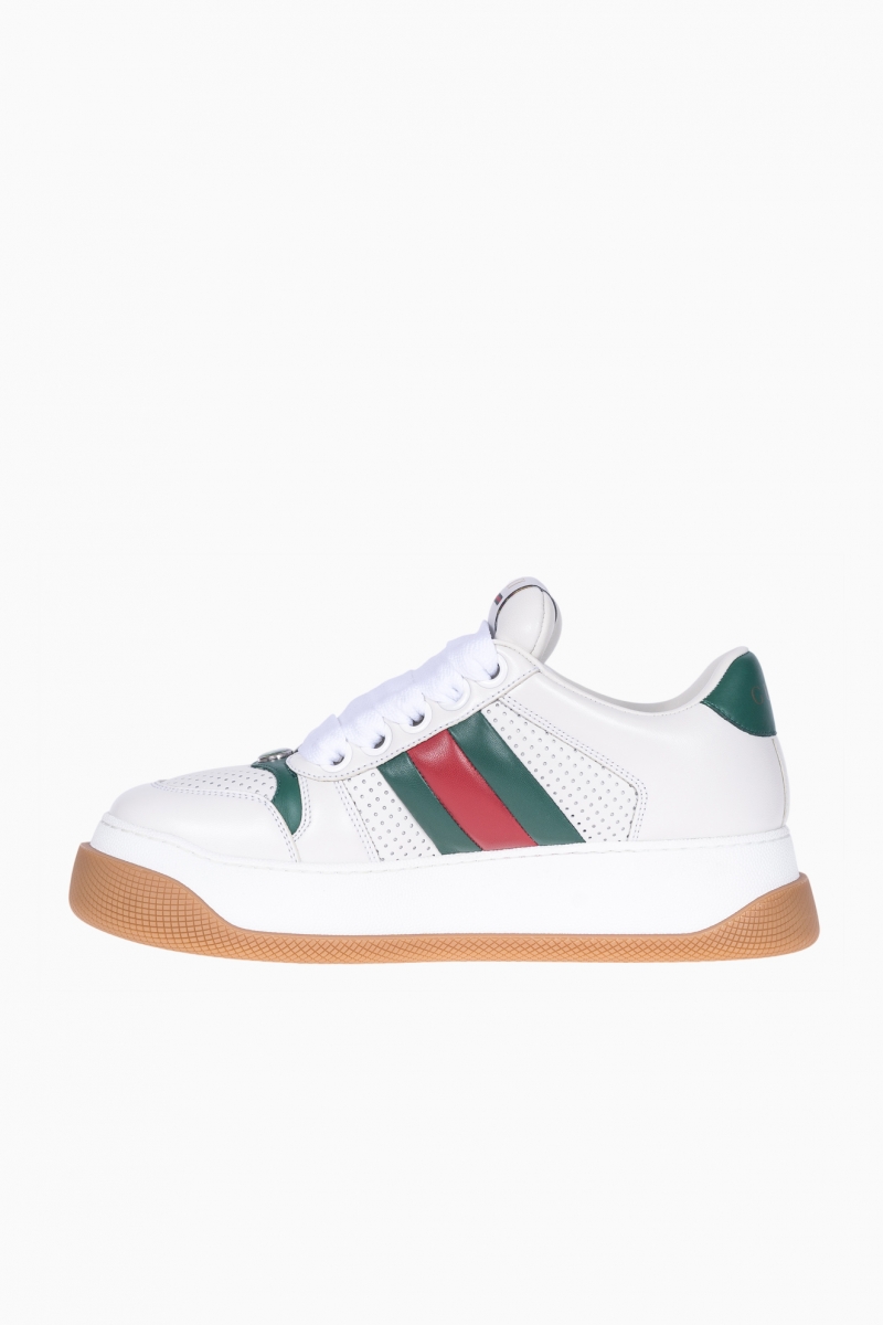 GUCCI SCREENER MEN'S SNEAKERS WITH WEB