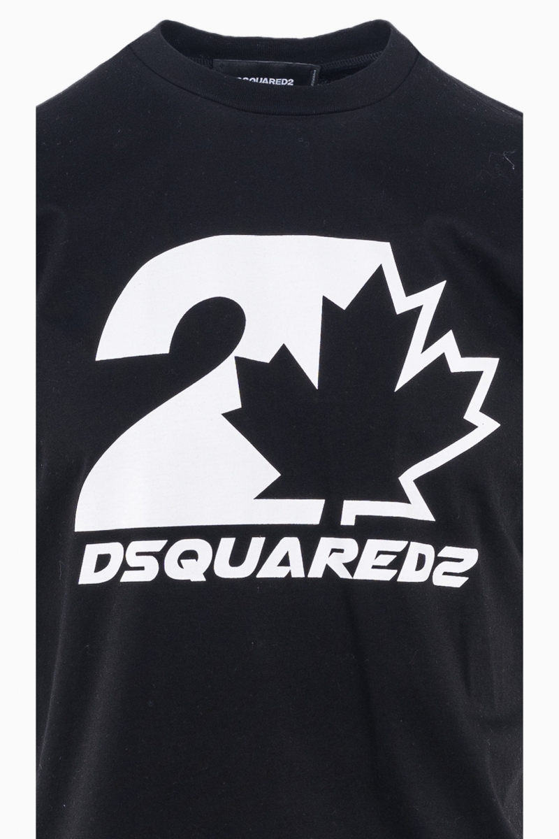 DSQUARED2  MEN`S BOLD MAPLE LOGO T-SHIRT