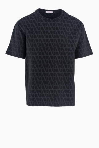 VALENTINO GARAVANI ALL-OVER LOGO T-SHIRT