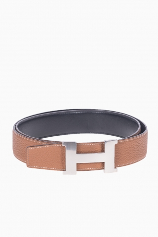 HERMES MEN`S H BELT BUCKLE REVERSIBLE