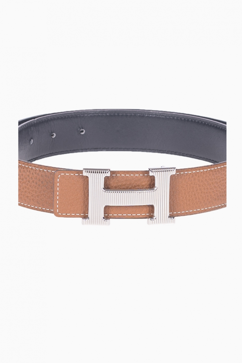 HERMES MEN`S H BELT BUCKLE REVERSIBLE