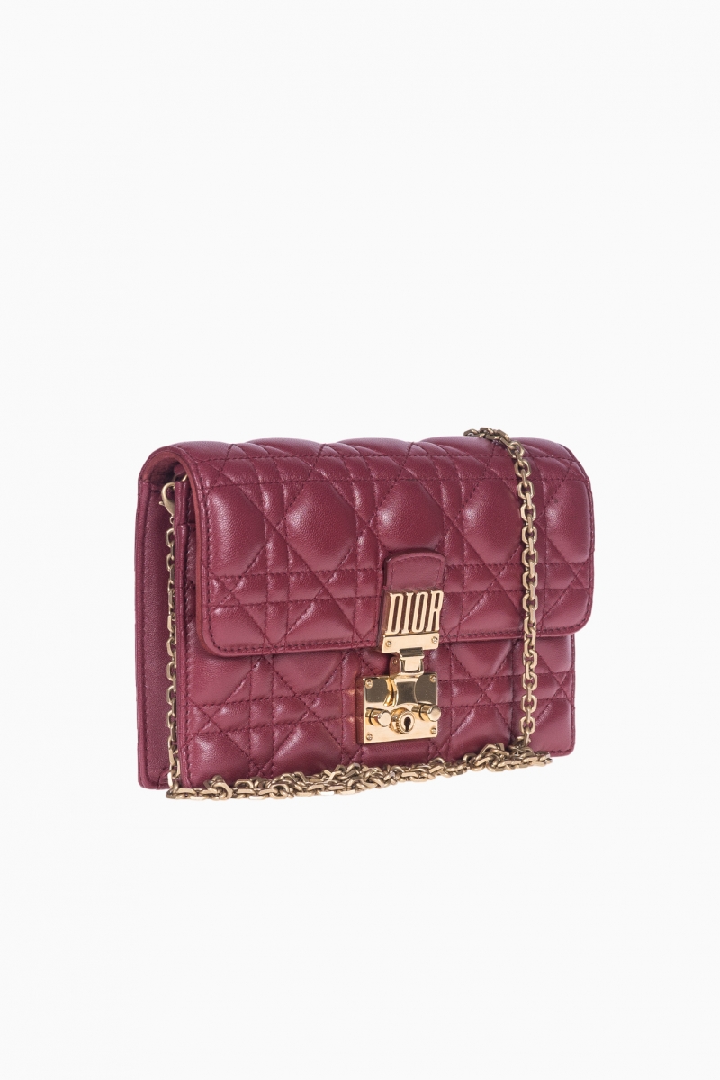 DIOR WOMEN'S BAG ADDICT WALLET ON CHAIN