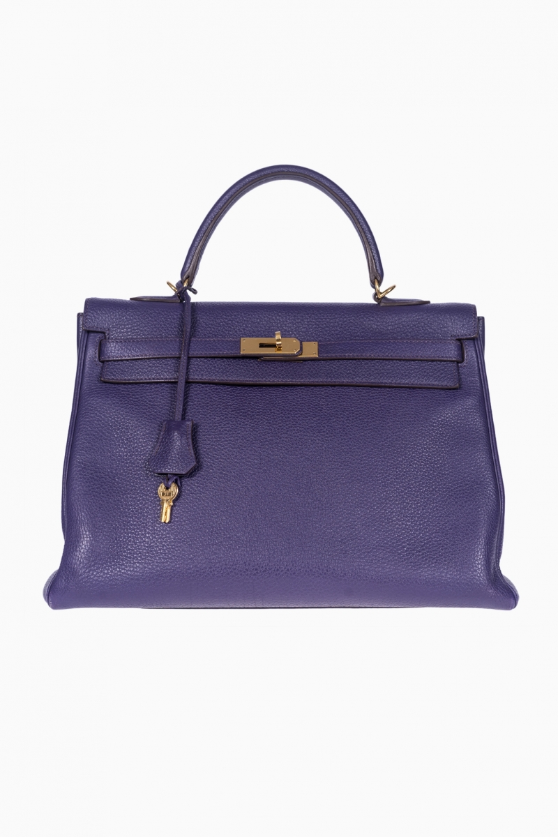 HERMES WOMEN'S BAG KELLY 32 PURPLE