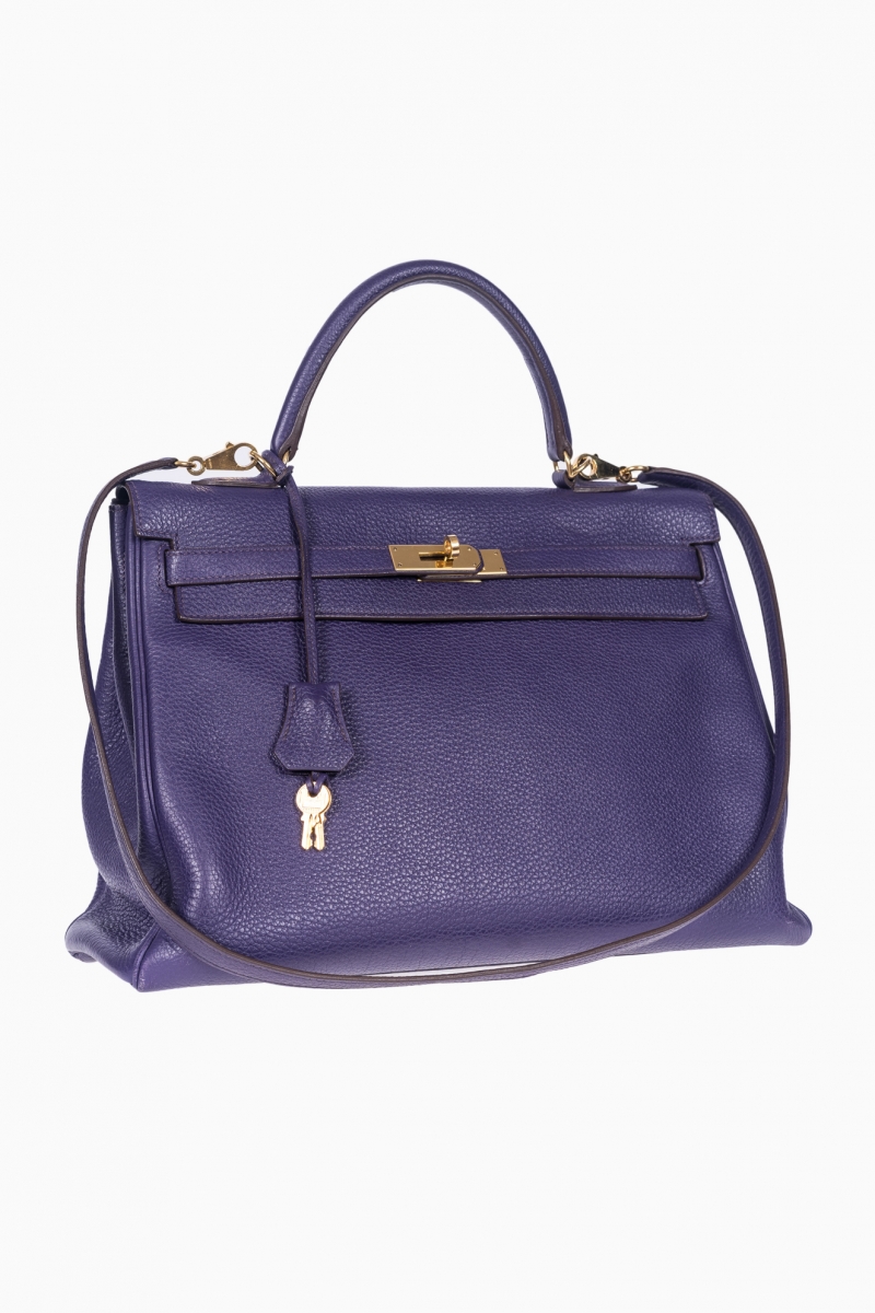 HERMES WOMEN'S BAG KELLY 32 PURPLE