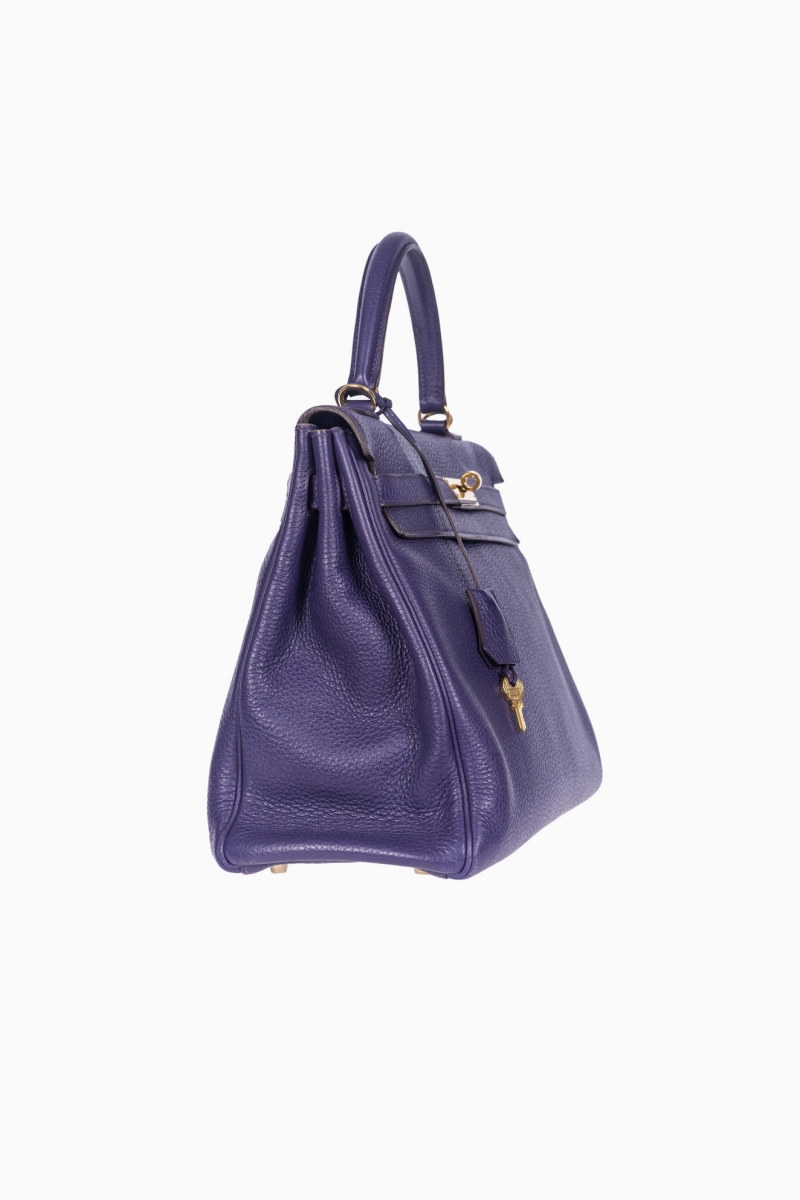 HERMES WOMEN'S BAG KELLY 32 PURPLE