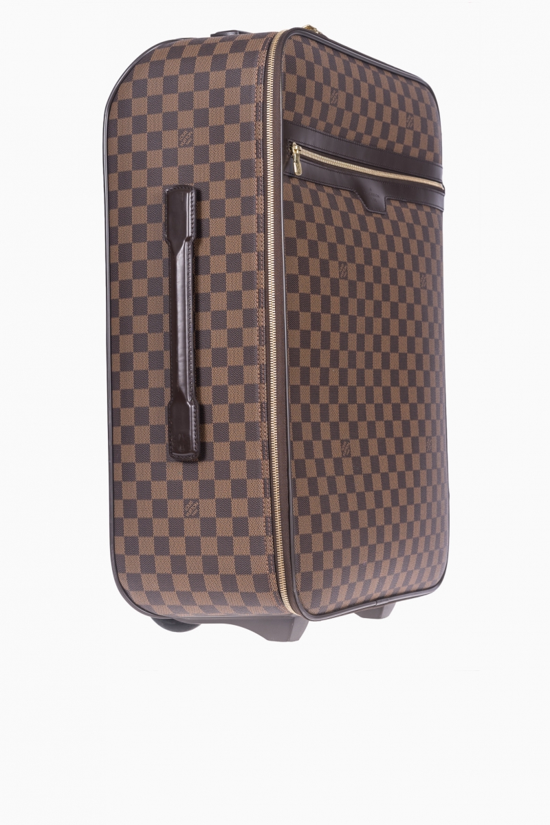 LOUIS VUITTON MEN'S BAG TRAVEL PEGASE 55 DAMIER EBENE