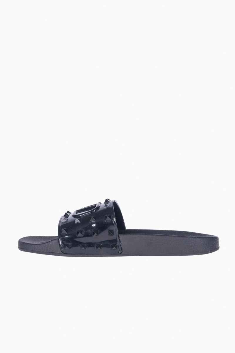 VALENTINO GARAVANI MEN'S ROCKSTUD OPEN TOE