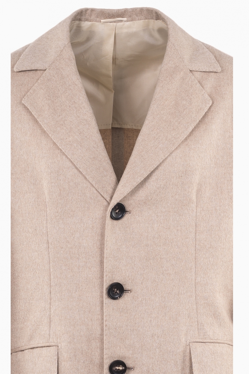 KITON MEN'S CASHMERE REGULAR COAT LUCA