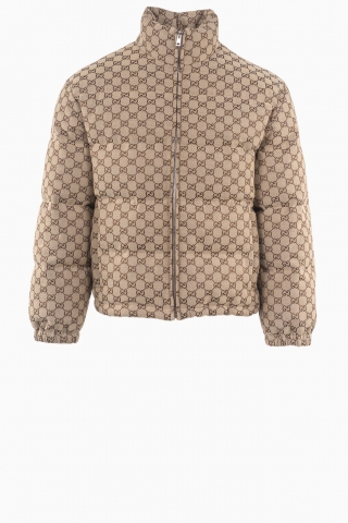 JACHETA DAMA GUCCI GG CANVAS BOMBER