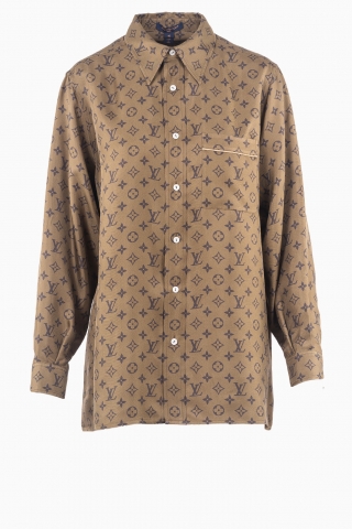 CAMASA DAMA LOUIS VUITTON MONOGRAM PRINT