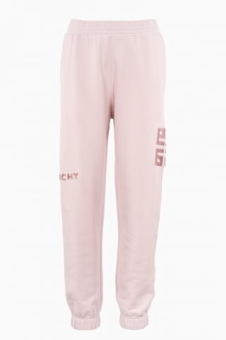 GIVENCHY PINK HOSE MIT STRUKTURIERTEM LOGO FÜR DAMEN