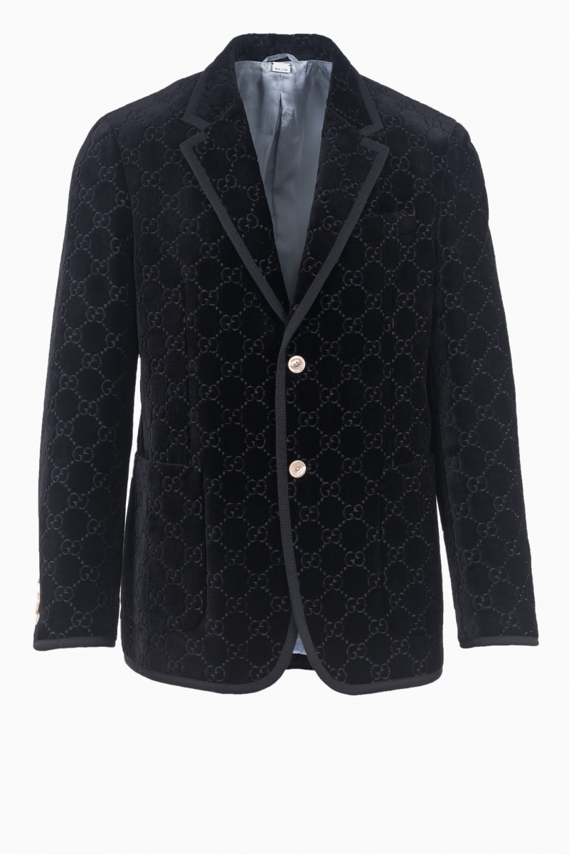 GUCCI GG VELVET BLAZER MEN'S