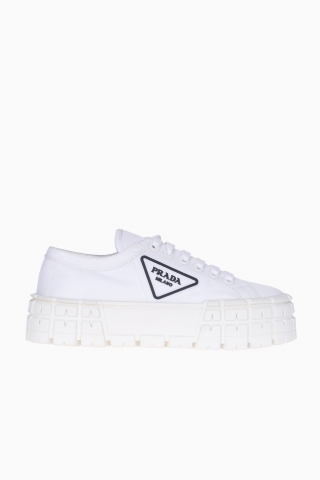 PRADA DOUBLE WHEEL LOW-TOP WOMEN'S SNEAKERS