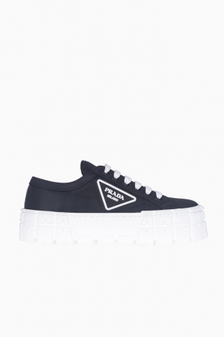 PRADA DOUBLE WHEEL LOW-TOP WOMEN'S SNEAKERS