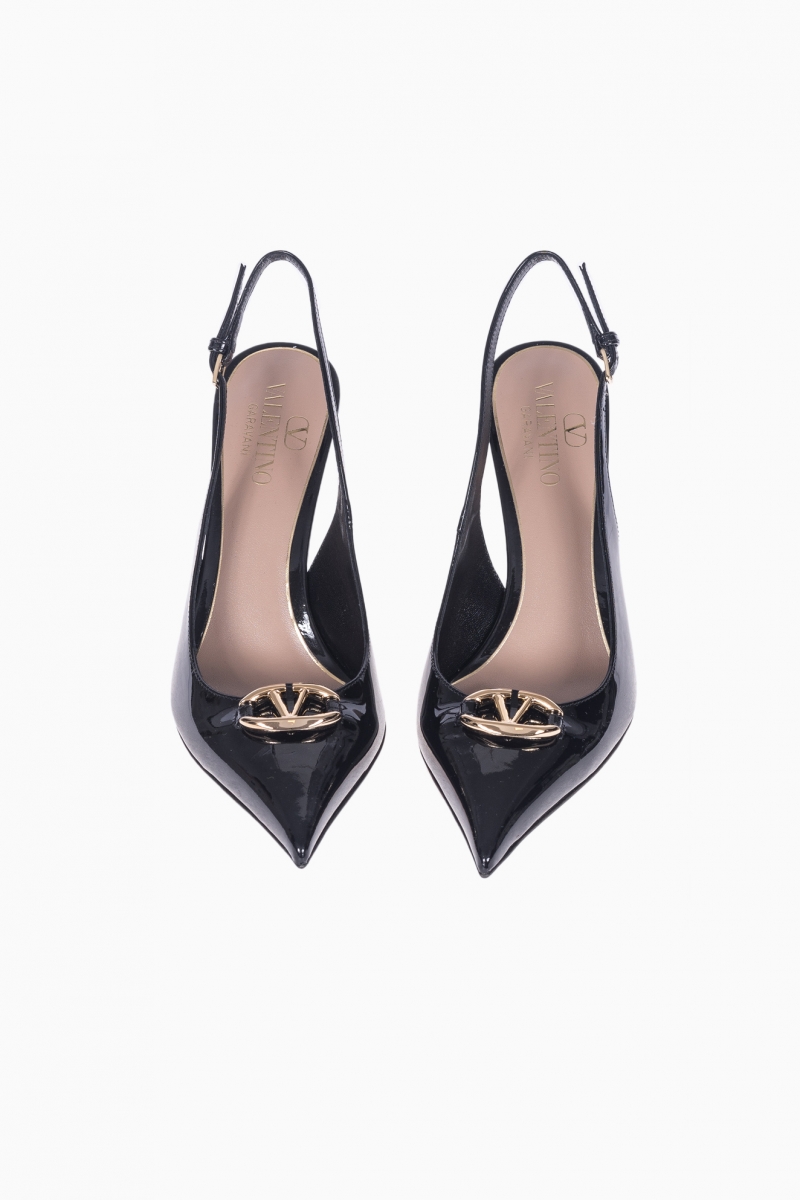 VALENTINO GARAVANI VLOGO SLINGBACK PUMPS