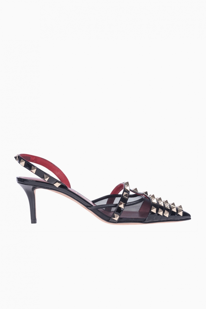 VALENTINO GARAVANI WOMEN'S ROCKSTUD ALCOVE STUDDED PUMPS