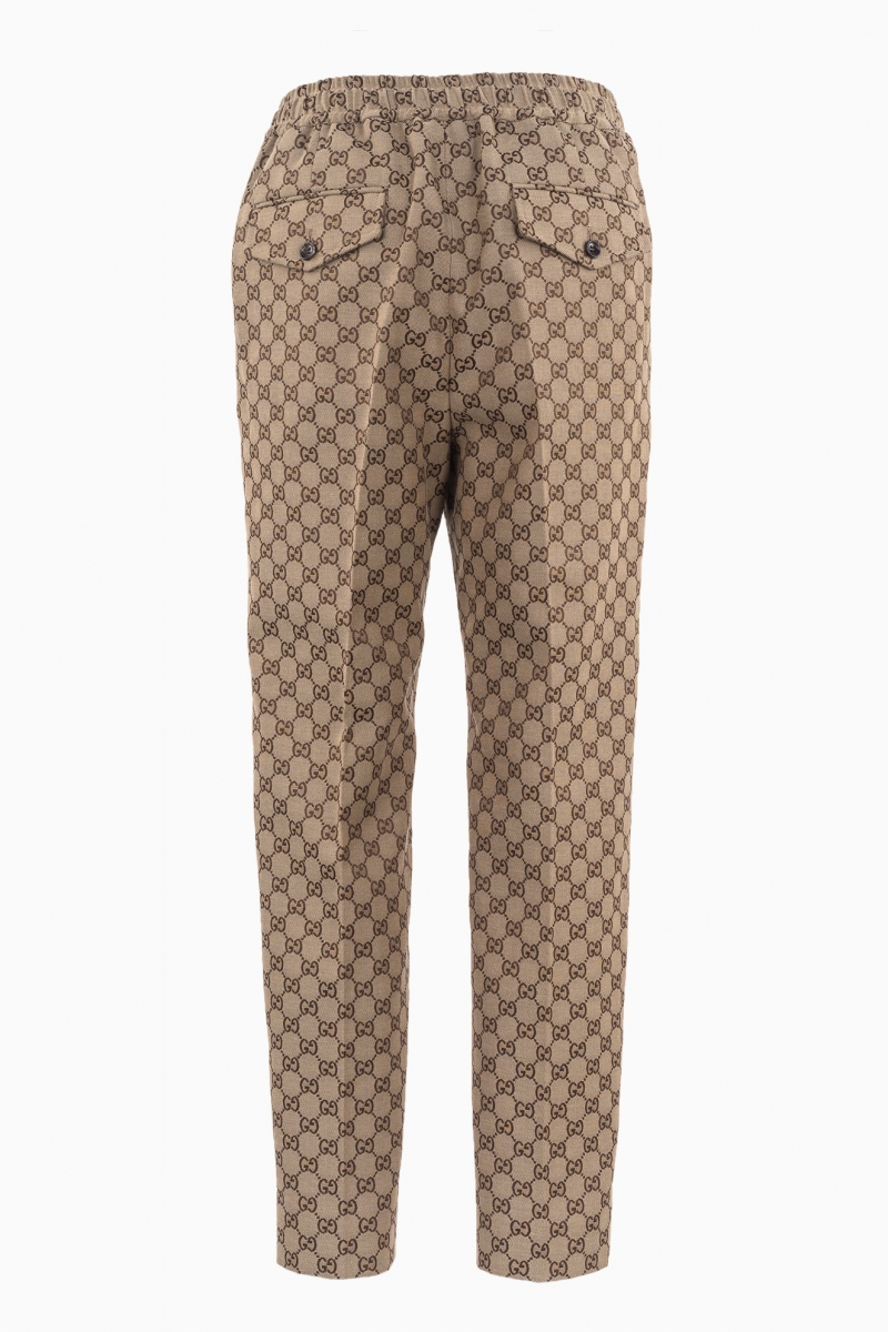 PANTALONES DE LONA GG DE GUCCI PARA HOMBRE